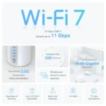 TP-Link Deco BE65 BE11000 Tri-Band WiFi 7 Mesh Router (1-Pack) Price in BD - Image 2