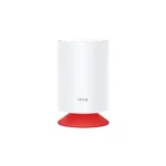 TP-Link Deco Voice X20 AX1800 Mesh Router with Smart Speaker Price in BD - Front view of cylindrical white mesh router unit with built-in speaker grille