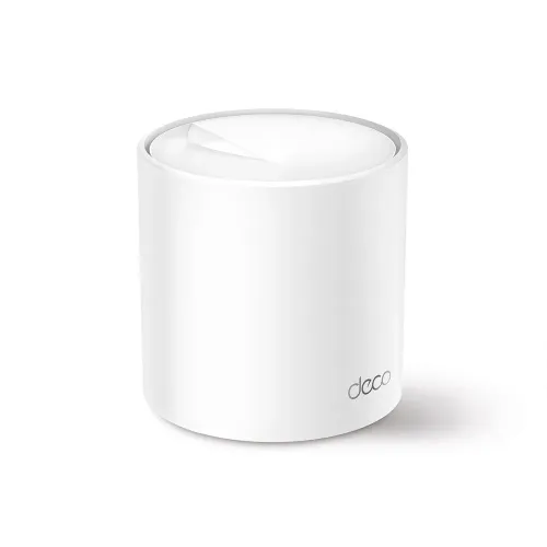 TP-Link Deco X60 AX5400 Dual-Band Mesh Router 1 Pack showing single white cylindrical tower unit