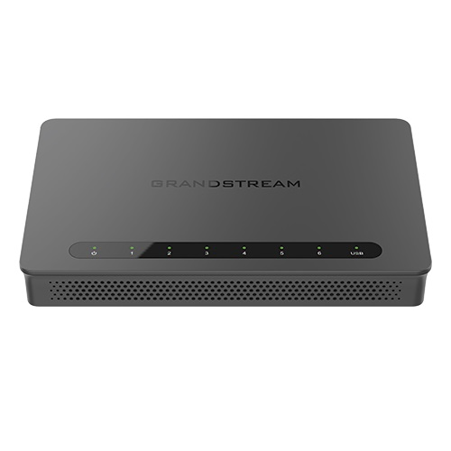 Grandstream GWN7001 6-Port WAN Gigabit VPN Router Price in BD - Compact enterprise black multi-WAN wired VPN router with 6 gigabit ethernet ports