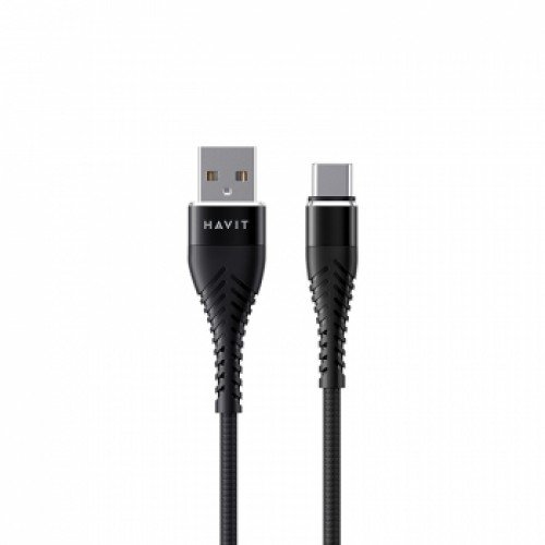 Havit HV-CB707 Type-C Cable Price in BD - Front view of Havit HV-CB707 USB Type-C to USB fast charging and data sync cable