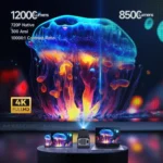 HY320 Mini Original Android Smart Projector with 180-Degree Rotatable Stand - Image 3