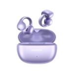 UGREEN 55430 HiTune S3 Open-Ear Clip True Wireless Earbuds in a pastel purple finish, displayed with their compact charging case