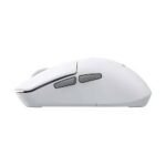 Havit MS59WB Dual Mode Wireless Mouse Price in BD - Top view of Havit MS59WB dual-mode Bluetooth and 2.4GHz wireless mouse in white and gray finish