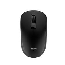 Havit MS626GT Wireless Mouse Price in BD - Top view of Havit MS626GT 2.4GHz wireless black optical mouse with USB nano receiver