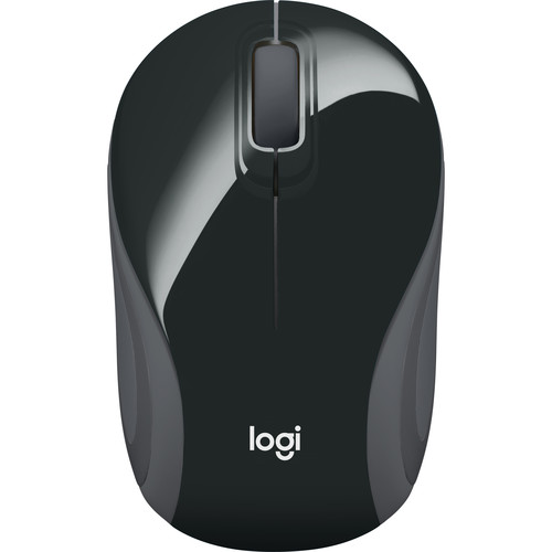 m187-01-500x500 Logitech M187 ultra portable wireless mouse in a compact mini pocket sized body layout showing its symmetrical lines beside the tiny USB nano receiver texturing