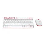 Logitech MK240 Nano Wireless Keyboard and Mouse Combo with Colorful Compact Design - Black/Chartreuse - Image 2