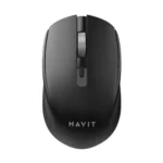 Havit MS51WB Dual Mode Wireless Mouse Price in BD - Top angled view of Havit MS51WB dual-mode Bluetooth and 2.4GHz wireless optical mouse