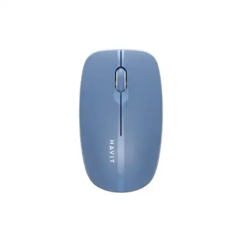 Havit MS53WB Dual Mode Wireless Mouse Price in BD - Top angled view of Havit MS53WB dual-mode Bluetooth and 2.4GHz wireless optical mouse