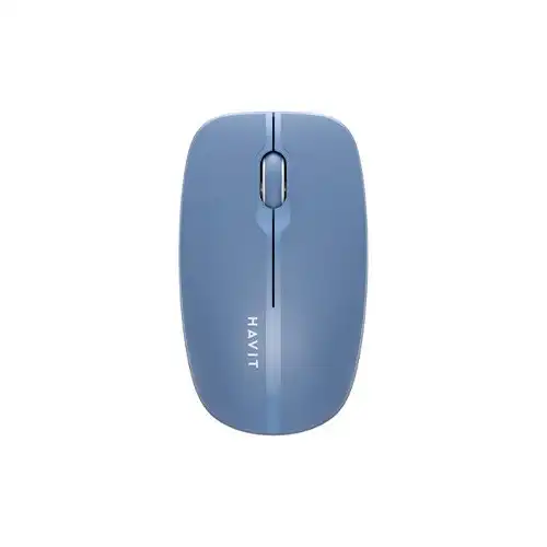 Havit MS53WB Dual Mode Wireless Mouse Price in BD - Top angled view of Havit MS53WB dual-mode Bluetooth and 2.4GHz wireless optical mouse