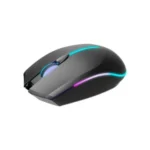 Havit MS68GT RGB Wireless Mouse Price in BD - Top view of Havit MS68GT RGB optical wireless mouse illuminated with RGB backlighting