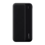 Havit PB80 10000mAh Power Bank Price in BD - Front view of sleek black Havit PB80 10000mAh power bank with LED status lights