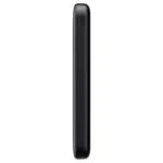 Havit PB80 10000mAh Power Bank Price in BD - Front view of sleek black Havit PB80 10000mAh power bank with LED status lights