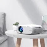 Havit PJ202 PRO 300 ANSI Lumens FHD Projector Price in BD - Front view of sleek compact Havit PJ202 PRO Full HD Wi-Fi projector
