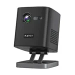Havit PJ218 Pro 180 ANSI Lumens FHD Projector Price in BD - Front view of sleek compact Havit PJ218 Pro Full HD Wi-Fi projector