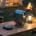 Havit PJ220 PRO 250 ANSI Android Mini Portable Projector Price in BD - Front view of sleek compact Havit PJ220 PRO Android smart mini projector