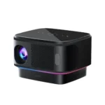 Havit PJ300 Plus Google Licensed Projector Price in BD - Front view of premium black Havit PJ300 Plus Google TV certified projector