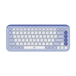 Logitech POP Icon Keys premium wireless lifestyle keyboard with graphite low profile scooped round keycaps vibrant green customizable action shortcuts multi device bluetooth switching logi bolt engine and ultra quiet typing switches desk layout
