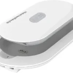 LDNIO PW501 Wireless Power Bank featuring a 2-in-1 desktop charging station dock and a detachable slim 5000mAh external battery block in a sleek white finish