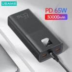 USAMS-AT 65W Yattu Series 30000mAh Fast Charging Power Bank Kit with 100W Type-C Cable - Image 2