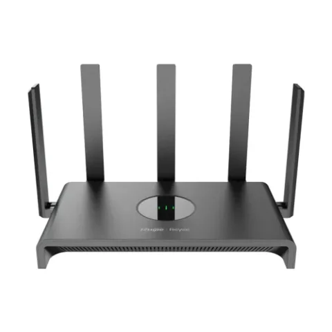 Ruijie RG-EW1300G 1300M Dual-Band Gigabit WiFi Router Price in BD - Black dual-band router with 5 external antennas and gigabit ethernet ports