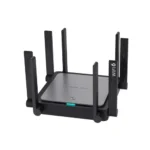 Ruijie RG-EW3200GX PRO 3200Mbps Gigabit WiFi Router Price in BD - Black high-performance Wi-Fi 6 router featuring 8 external antennas and 5 gigabit ports
