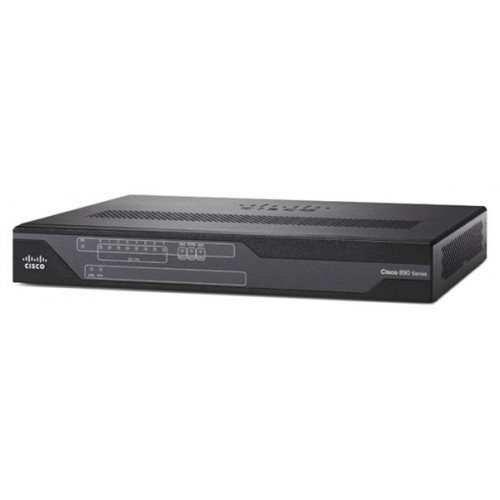 Cisco C891F Integrated Service Router Price in BD - Black Cisco enterprise branch router with 8-port gigabit switch and dual WAN uplinks