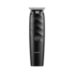oraimo SmartTrimmer Cordless Powerful Electric Trimmer in sleek matte black showing its modern textured ergonomic handle grip and stainless steel blade head assembly