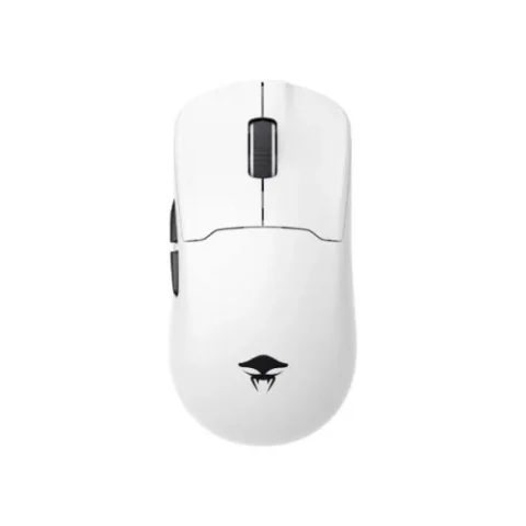Havit Starblaze-2 Gaming Mouse with RGB Dock Price in BD - Front view of Havit Starblaze-2 tri-mode gaming mouse sitting on its RGB charging dock