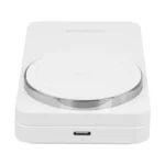 UGREEN 45057 MagFlow W706 2-in-1 Qi2 20W Magnetic Wireless Charger Stand - White - Image 3
