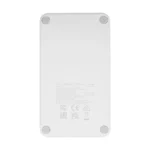 UGREEN 45057 MagFlow W706 2-in-1 Qi2 20W Magnetic Wireless Charger Stand in premium white showing its unfolded tilting arm, circular Qi2 charging pad, and clean e-commerce base layout