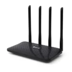 BDCOM WAP2100-WR1200G Dual-Band Gigabit WiFi Router Price in BD - White dual-band wireless router with 4 high-gain external antennas and gigabit ethernet ports