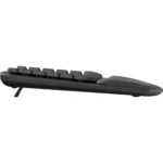Logitech Wave Keys Wireless Ergonomic Keyboard with Cushioned Palm Rest - Graphite - Image 3