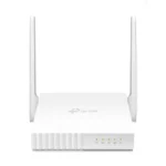TP-Link XN020-G3 N300 Wireless GPON Router Price in BD - Front view of white GPON fiber optical router with dual external antennas