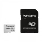 Transcend 256GB Micro SD UHS-I U3 Memory Card with Adapter TS256GUSD300S-A