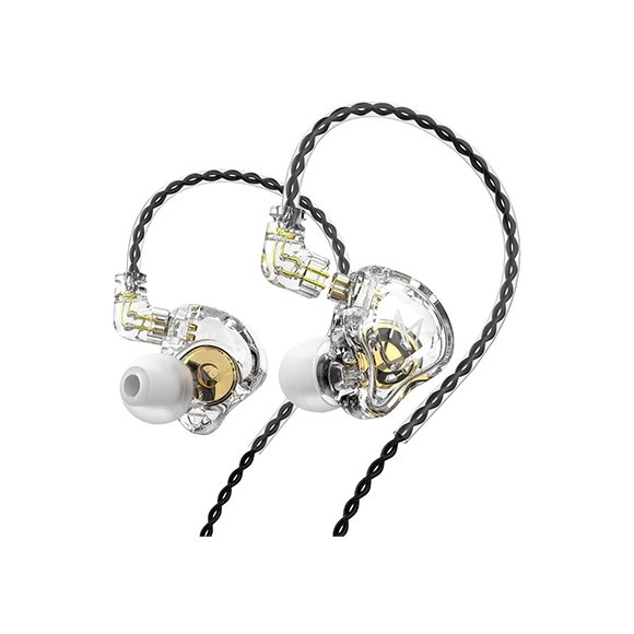TRN MT1 HiFi In-Ear Monitor Earphone Black Clear Original