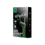 Plextone G23 Dual Variable Sound Cell Gaming Earphone Black Original