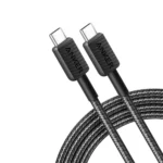 Anker 322 3ft Nylon Braided USB-C to USB-C Data Cable Black