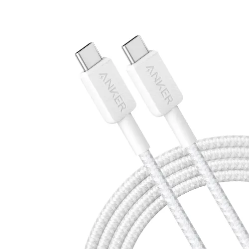 322-03-500x500 Anker 322 USB-C to USB-C Cable 3ft Braided White