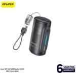 Awei WP117 10000mAh 22.5W Mini Power Bank Price in Bangladesh - Ultra-compact fast charging portable battery with digital display