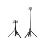 ACEFAST E31 Selfie Stick Automatic Tripod Price in BD - Front view of ACEFAST E31 automatic opening selfie stick tripod with wireless remote