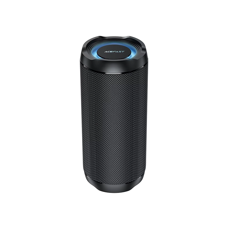 ACEFAST-K12-Airzxdvg-1138 ACEFAST K12 Air Portable Wireless Speaker Price in BD - Front view of ACEFAST K12 Air portable speaker with lanyard and RGB lights