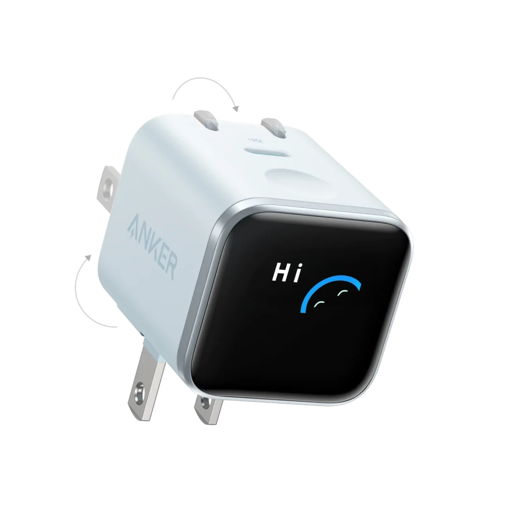 Anker Nano 45W Smart Display GaN Fast Charger (Global) - Blue