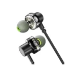 Awei Z1 3.5mm Dual Driver Wired Sports Earphone Black Original