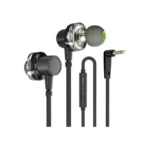 Awei Z1 3.5mm Dual Driver Wired Sports Earphone Black Original
