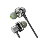 Awei Z1 3.5mm Dual Driver Wired Sports Earphone Black Original
