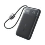 Baseus EnerFill FC11 22.5W Dual-Cable Digital Display Power Bank 20000mAh Price in Bangladesh - Portable fast charging battery with built-in cables