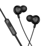 Hoco M117 Victory Type-C Universal Digital Headphones with Microphone (Black) - Image 2