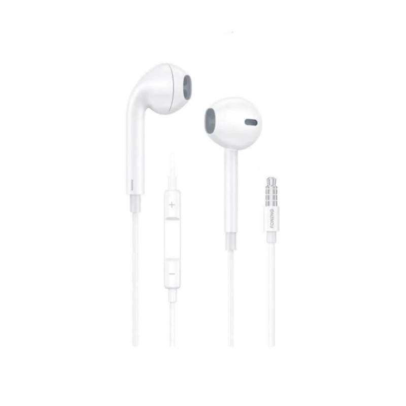 FONENG-T15-Half-In-Ear-Heavy-Bass-3 Foneng T15 Half-In-Ear Heavy Bass 3.5mm Wired Earphone White Original