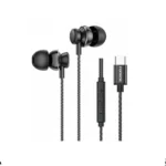 Foneng T67 Type-C In-Ear Heavy Bass Wired Earphone Black